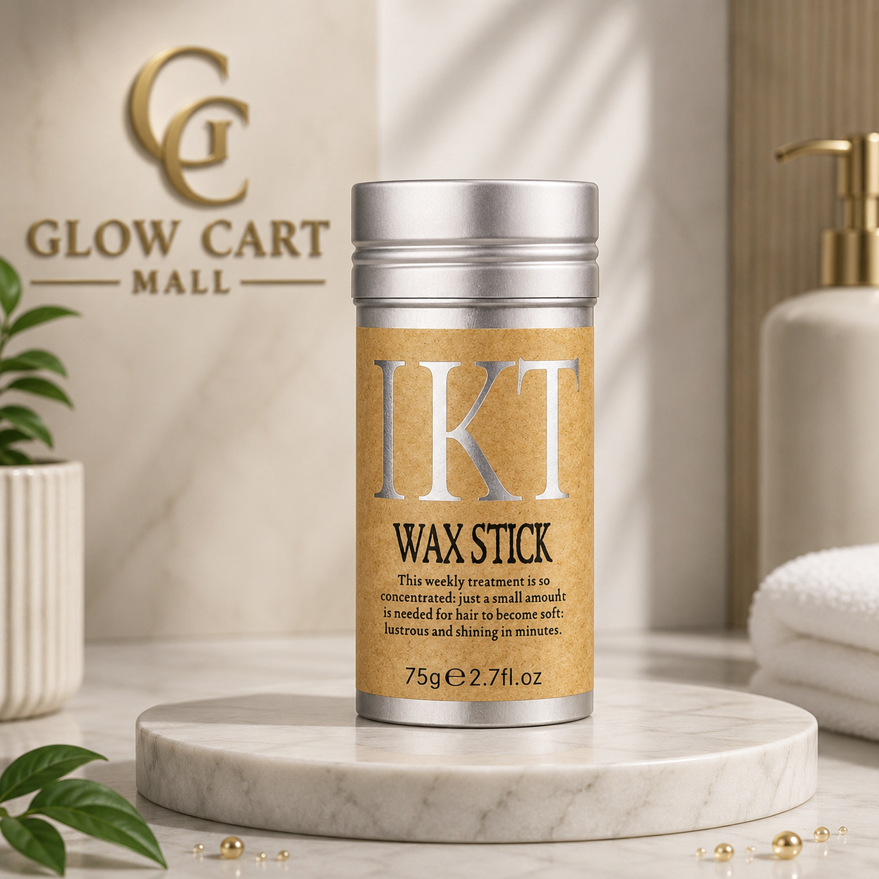 Hair Wax Stick for Wigs, Edge Control Slick Stick Hair Pomade Stick Non-greasy Styling Wax, Long Lasting, Strong Hold Temporary Hair Styling Product f